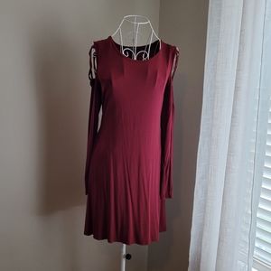 Cold shoulder tunic